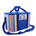 Large capacity grocery foods delivery bag sling shoulder thick PE foam waterproof aluminium foil insulated cooler bags